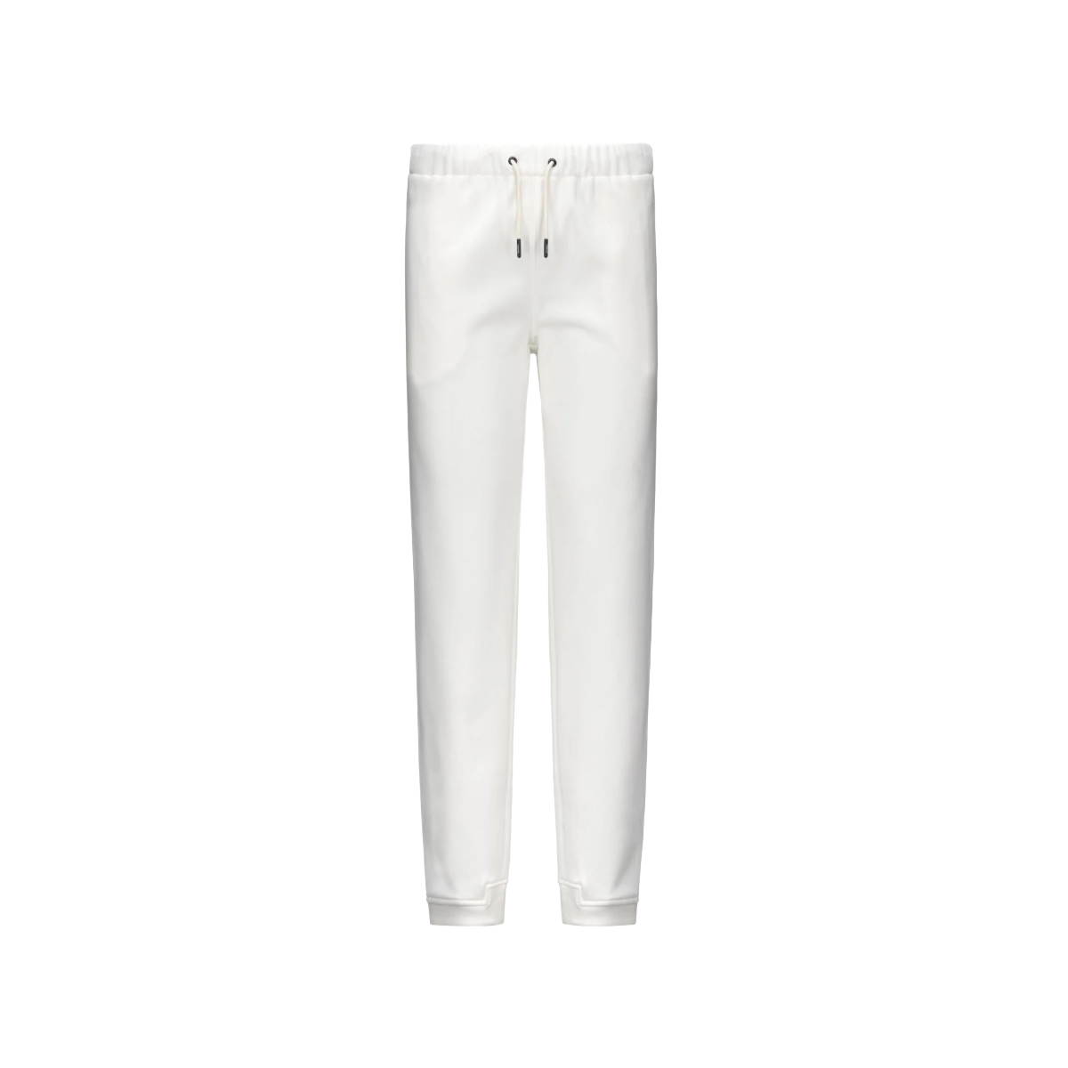 K-Way Pantaloni Sportivi Unisex  Colore Bianco  in Cotone Spazzolato 