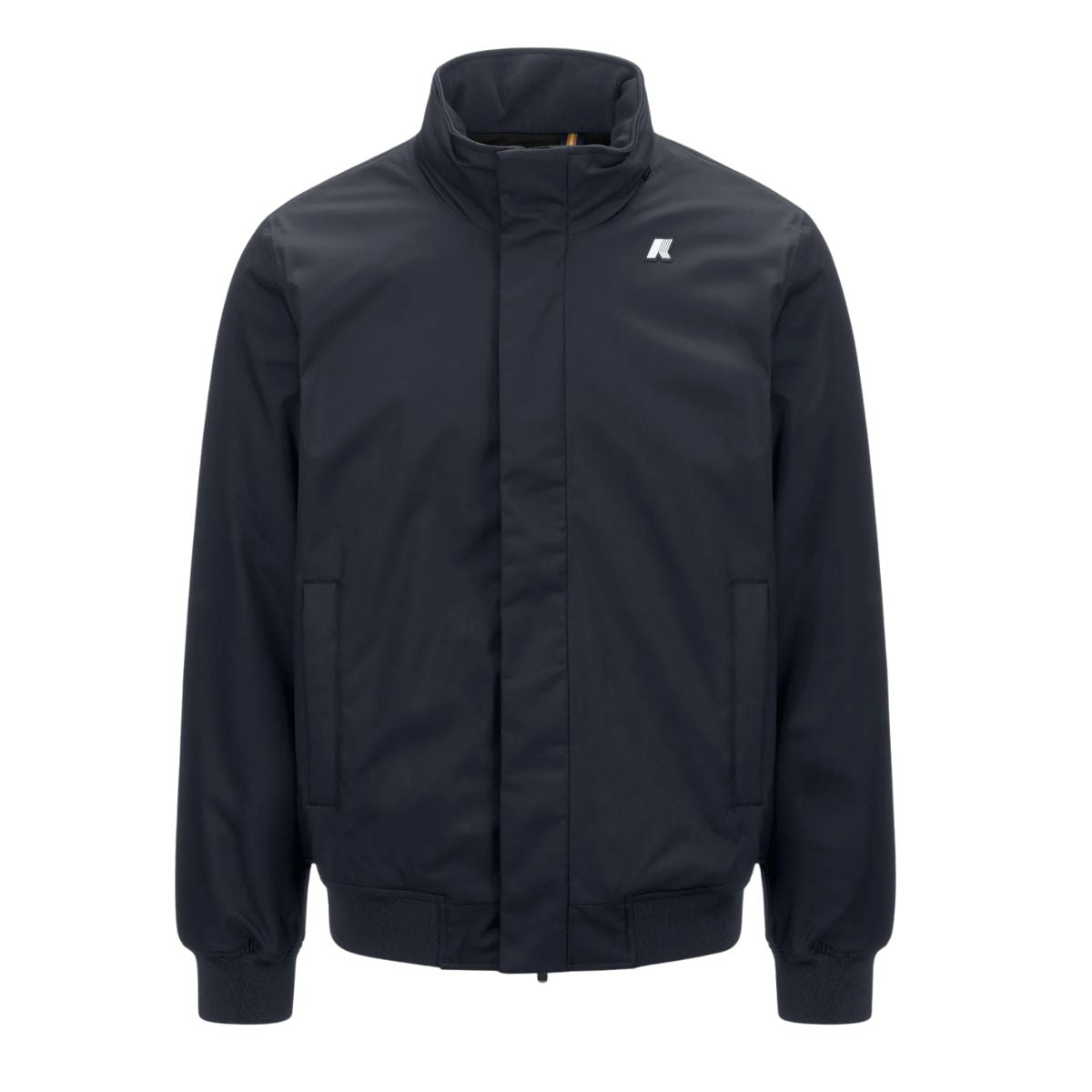 K-Way Giacca Amaury Twill Marmotta Colore Blu Corta Impermeabile Uomo con Isolamento PrimaLoft
