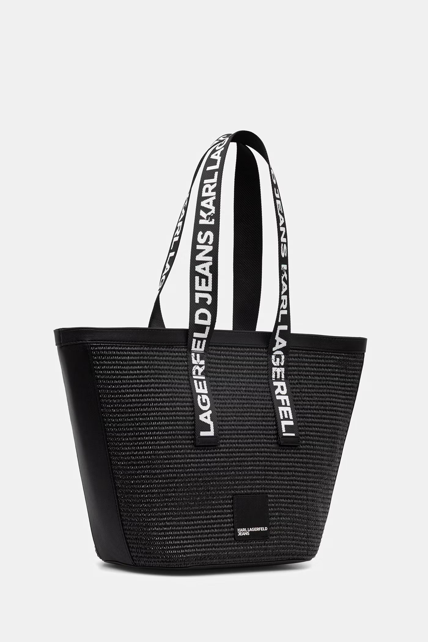 Karl Lagerfeld Jeans Borsa Shopper da Donna in Rafia