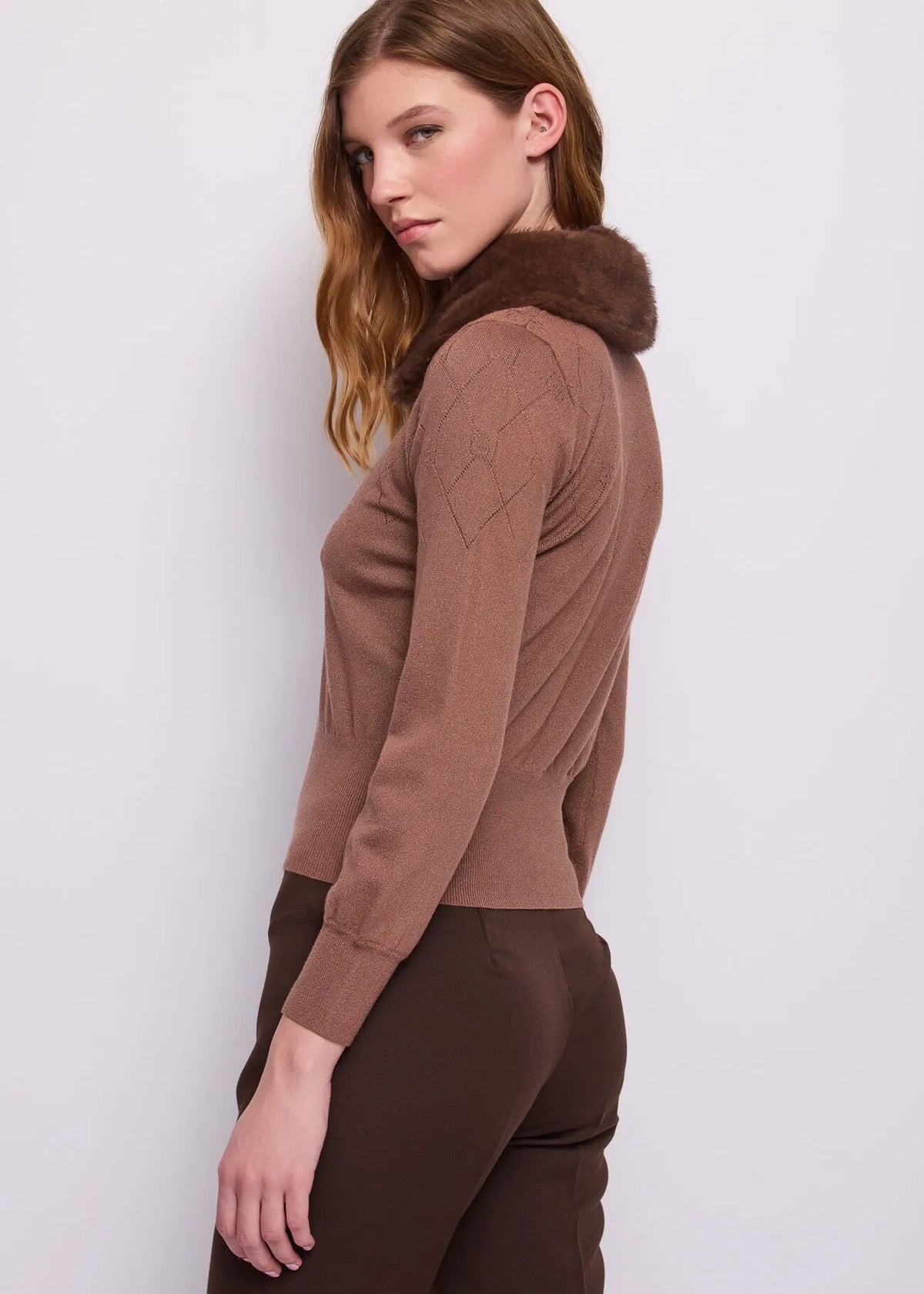 Gaudì Polo Colore Marrone da Donna con Logo