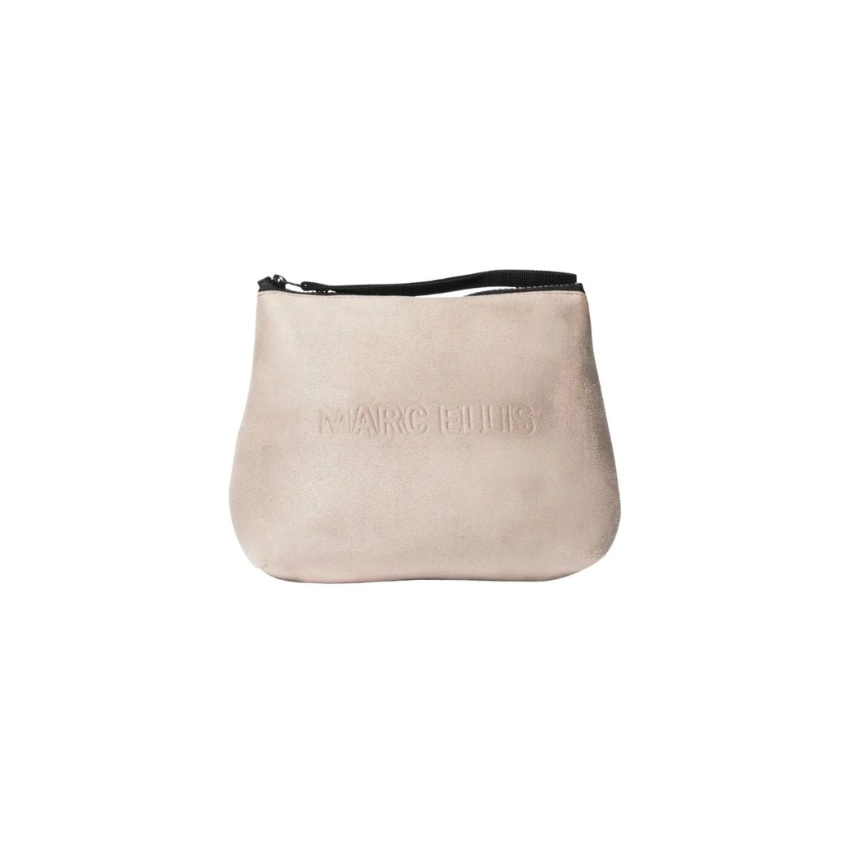 Marc Ellis Pochette Buby Suede Clutch Colore Taupe