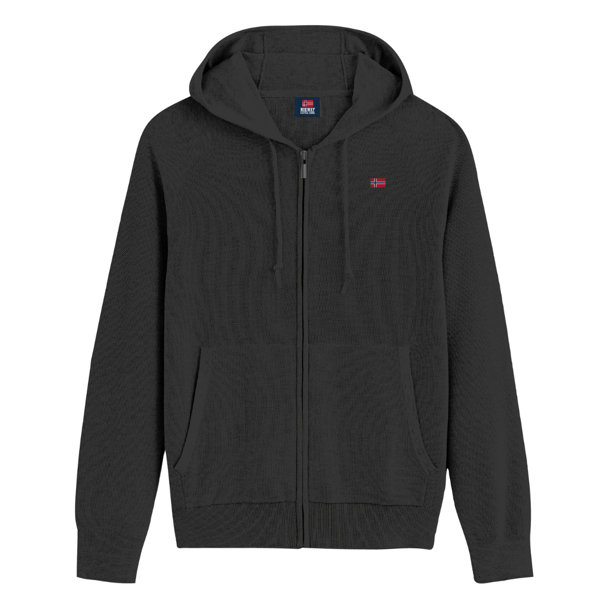 Norway Felpa con Cappuccio Colore Nero