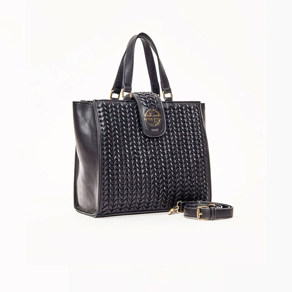 Gaudì Borsa Shopping in Similpelle Colore Nero