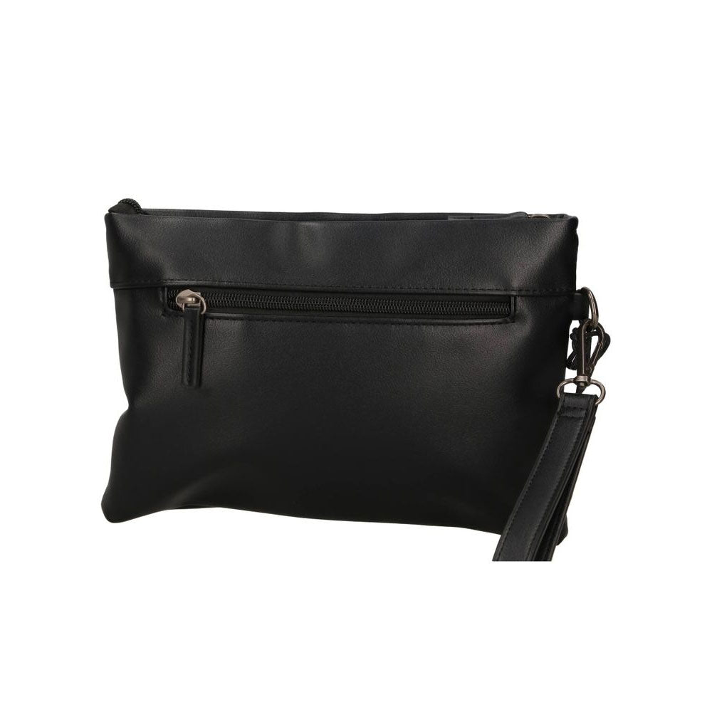 Blauer Pochette in Ecopelle con Manico Colore Nero