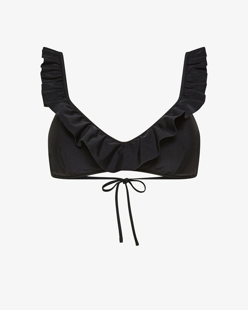 Sun68 Top Mare con Rouches Colore Nero