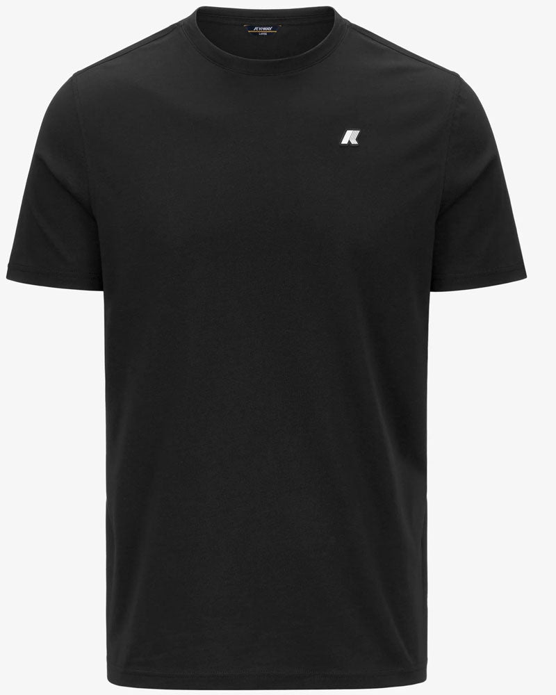 K-Way T-Shirt Odom Jersey Slim Colore Nero