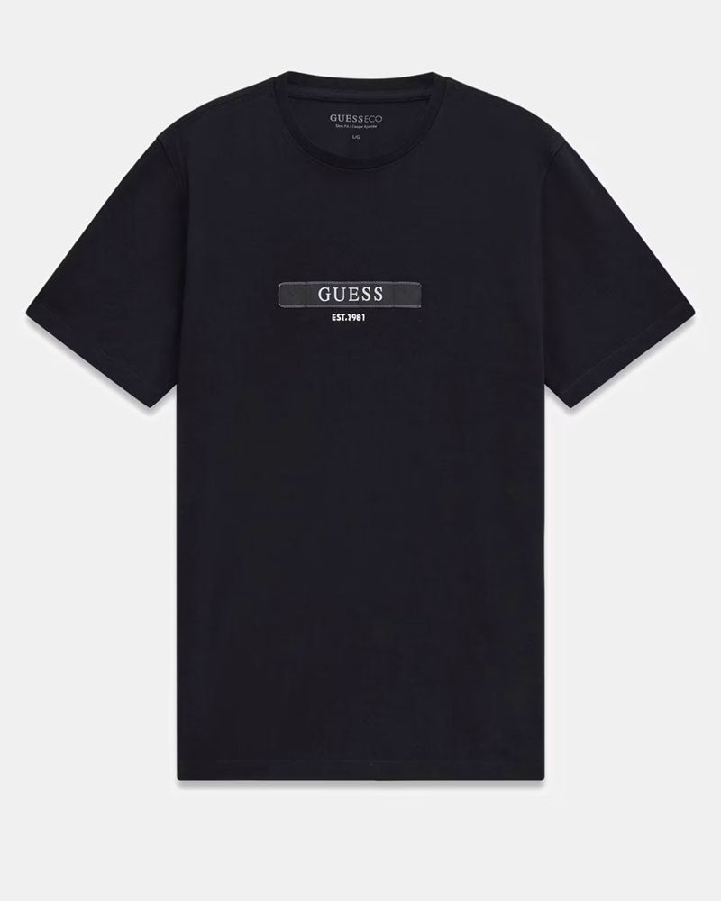 Guess T-Shirt Oversize con Logo Colore Nero