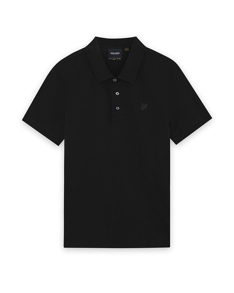 Lyle & Scott Polo in Cotone Superfine Colore Nero