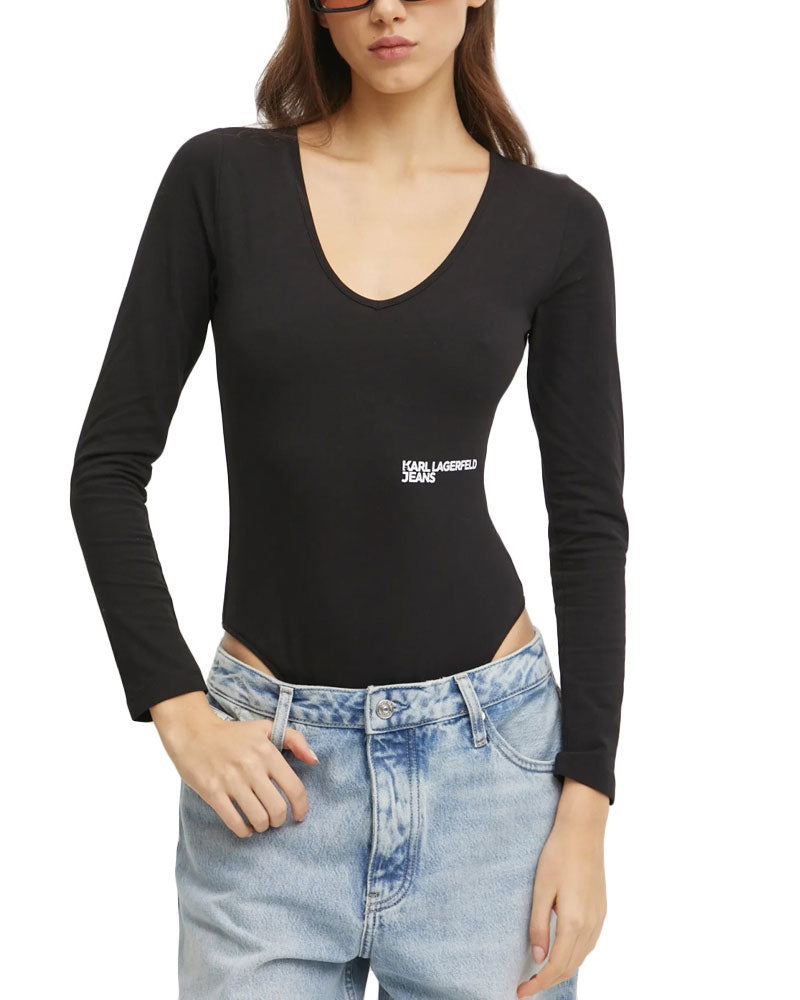 Karl Lagerfeld Body con Logo Colore Nero