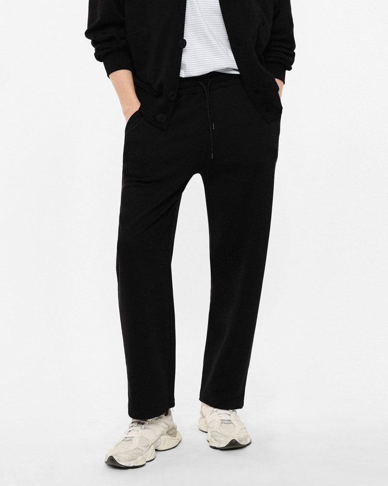 Imperial Trousers Jogging Fit con Vita Elasticizzata Colore Nero
