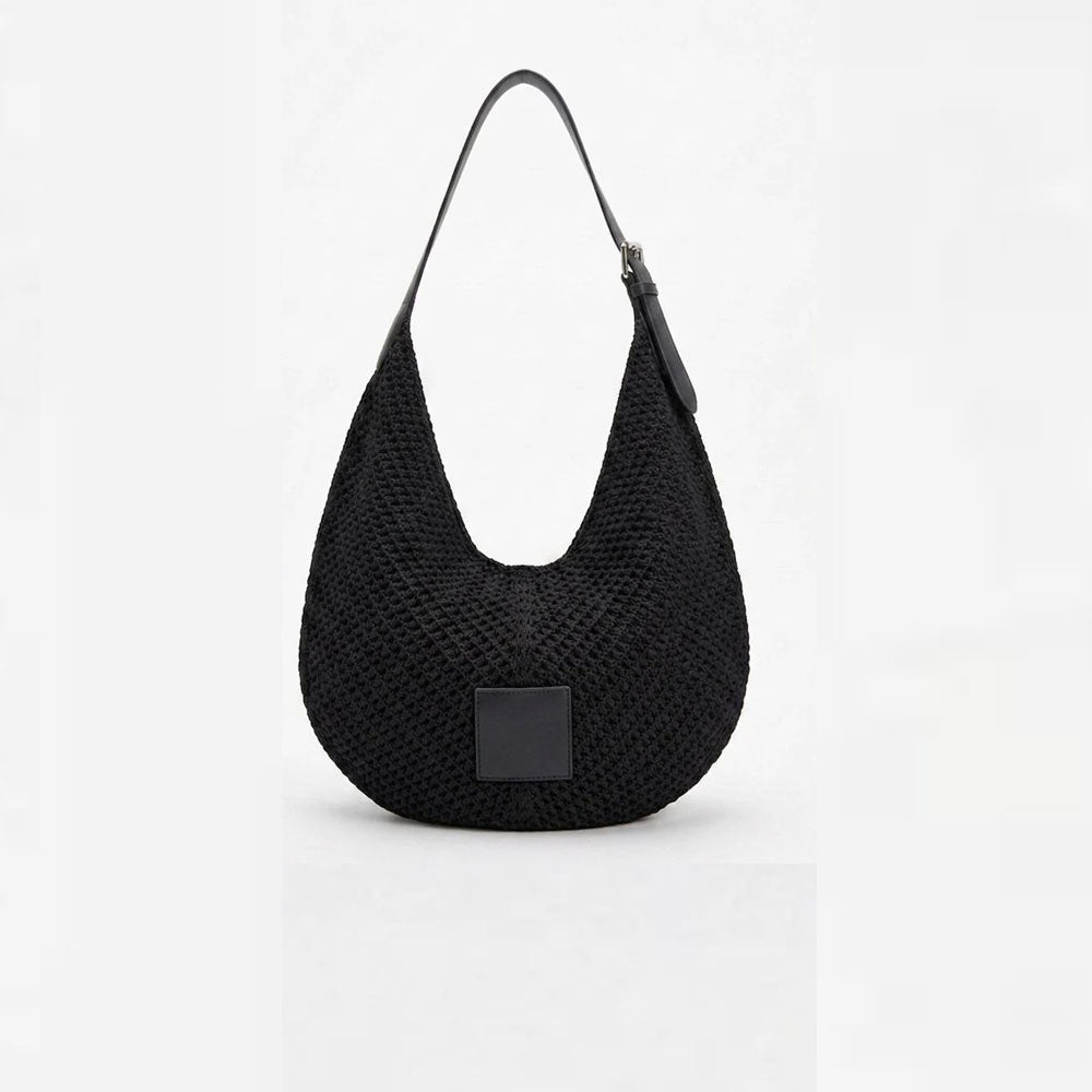 Vivienne D Borsa Mare Ricamata Colore Nero