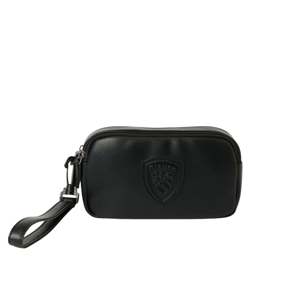 Blauer Pochette in Ecopelle Colore Nero