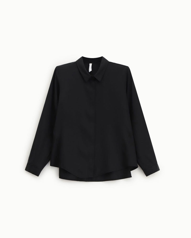 Imperial Camicia Regular Fit con Collo Classico Colore Nero