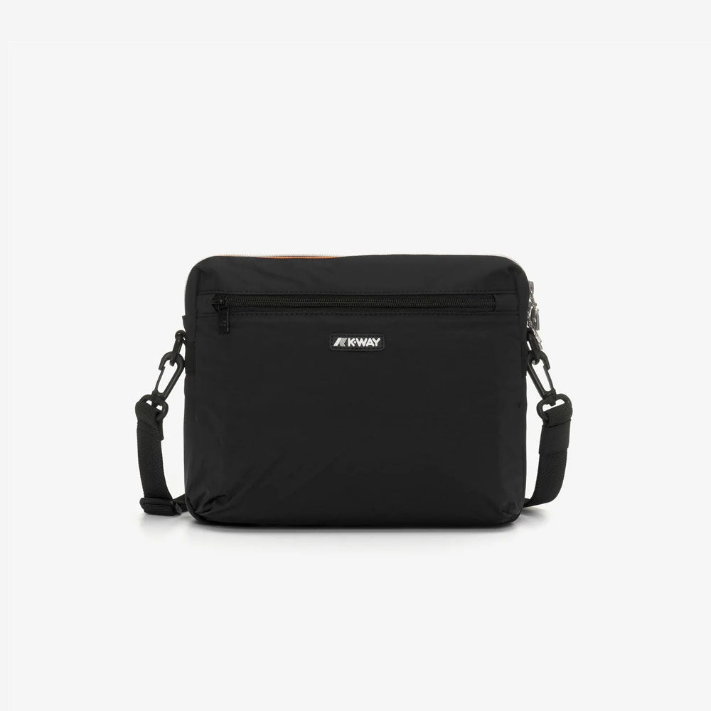 K-Way Borsello Moire Colore Nero