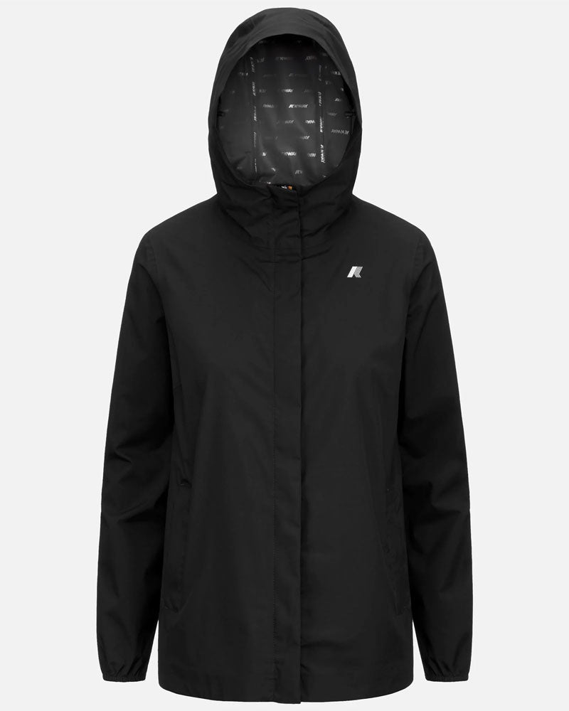 K-Way Giacca Marguerite Stretch Dot Colore Nero