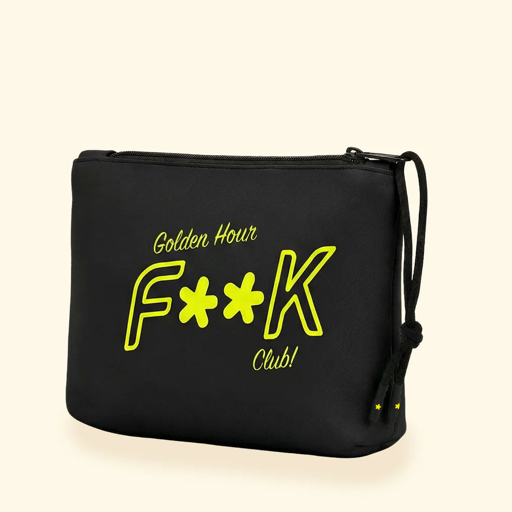 F**k Pochette con Logo Colore Nero