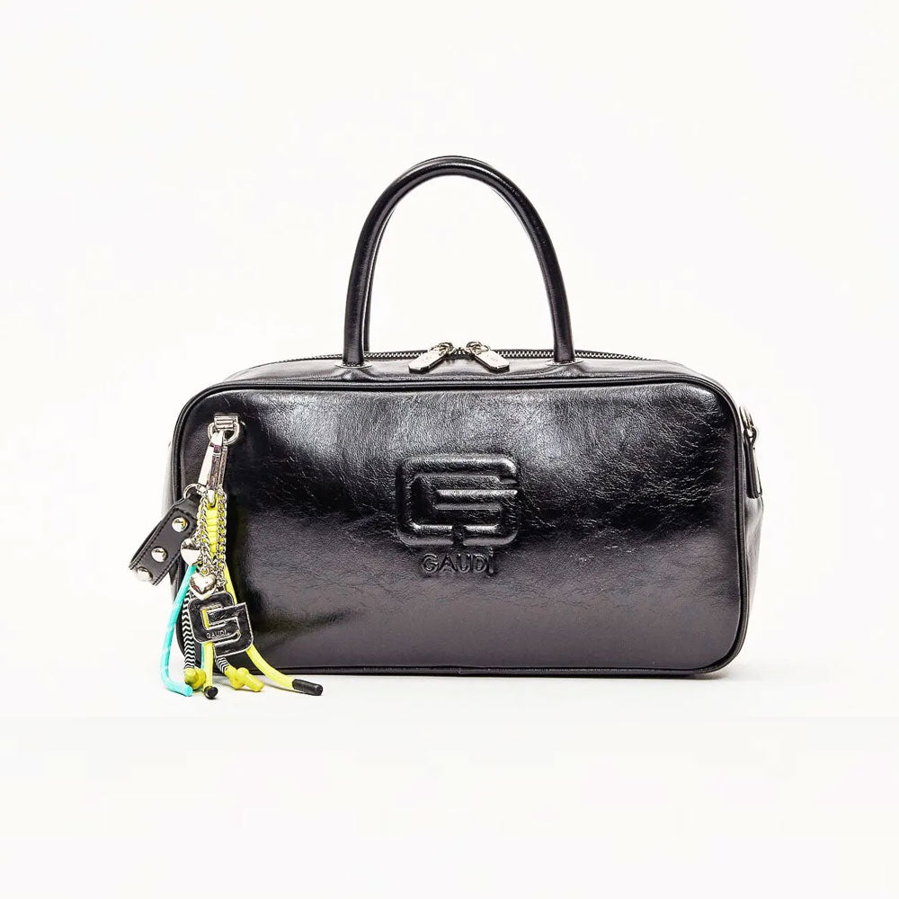 Gaudì Borsa Top Handle con Charms Colore Nero