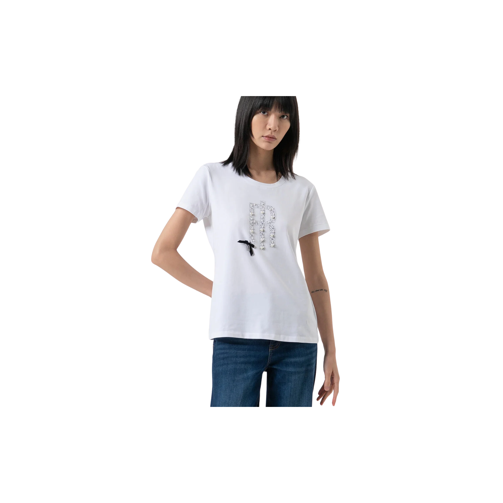Fracomina T-shirt regular in jersey di cotone