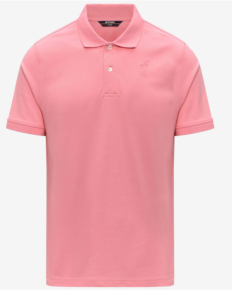 K-Way Polo Amedee Pique Slim Colore Rosa