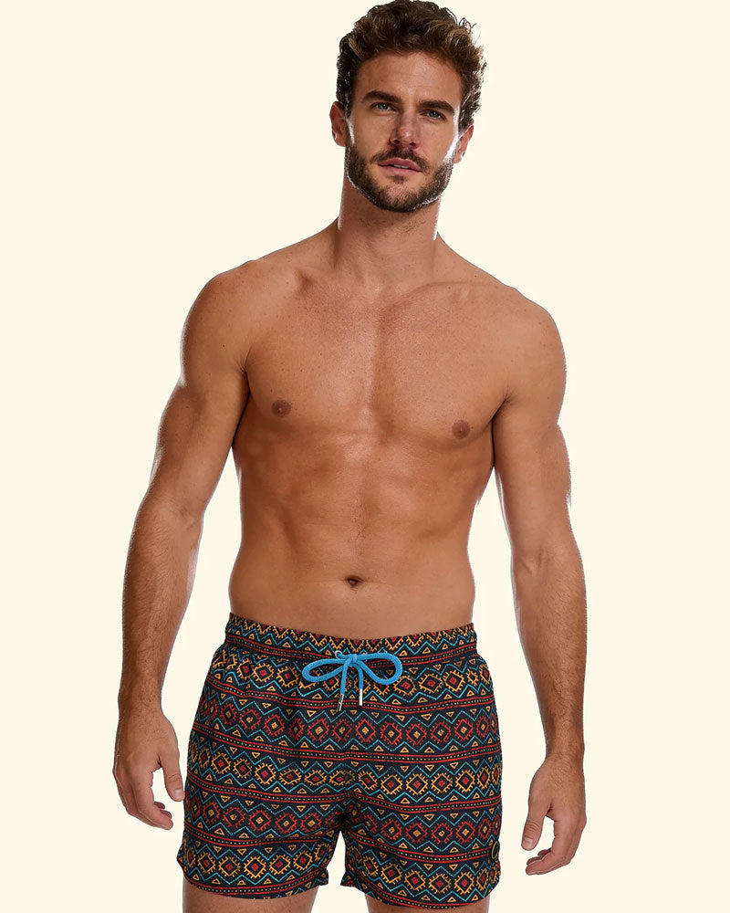 F**k Shorts Mare Fantasia Colore Nero/Rosso