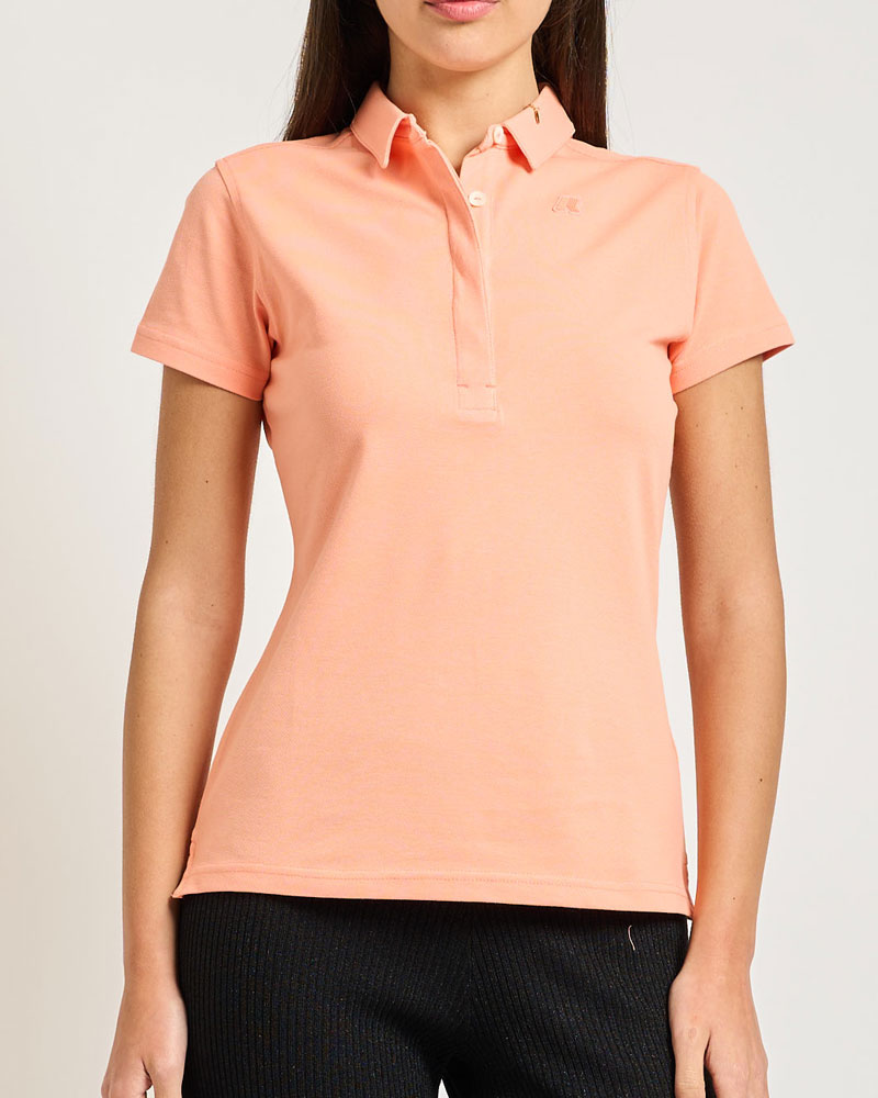 K-Way Polo Amedea Pique Slim Colore Salmone