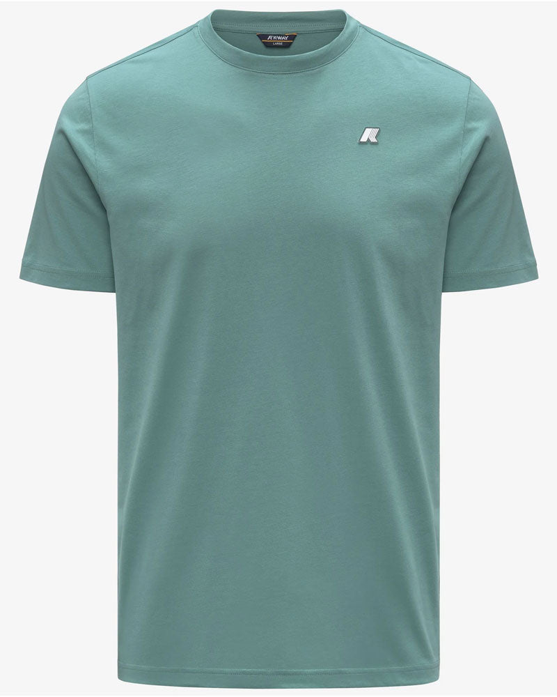 K-Way T-Shirt Odom Jersey Slim Colore Verde Menta