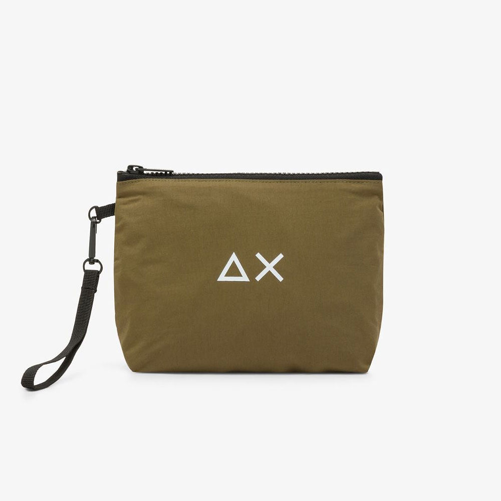 Sun 68 Pochette in Nylon Colore Verde