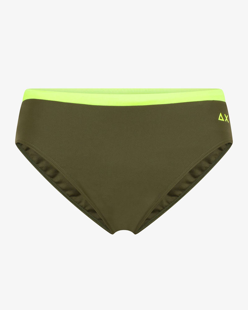 Sun68 Slip Mare in Nylon Colore Verde