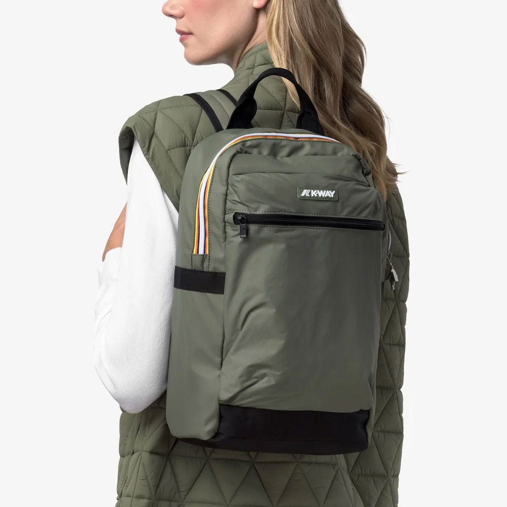 K-Way Zaino Mid Laon Colore Verde Lichen