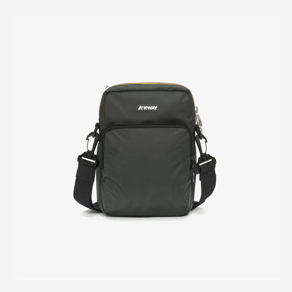 K-Way Borsello Erloy Colore Verde Scuro