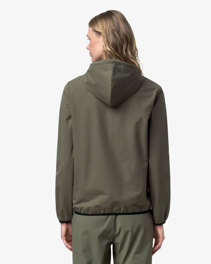 K-Way Giubbino Journeer Travel Colore Verde