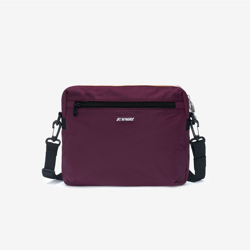 K-Way Borsello Moire Colore Violetto